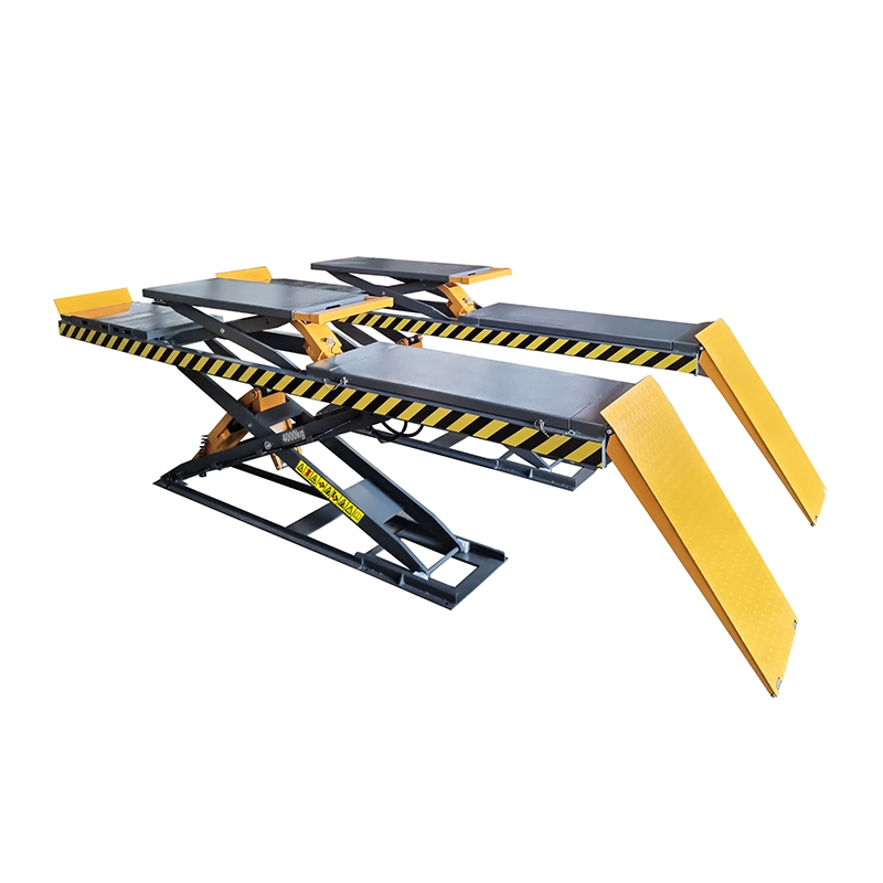 Ultra Thin Main-sub Large Scissor Car Lift