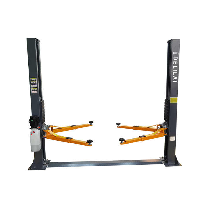 Two post car lift base plate